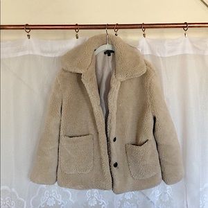 Tan teddy coat